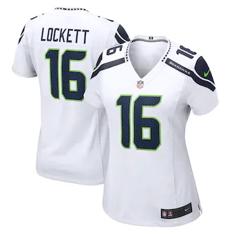 womens nike tyler lockett white seattle seahawks game jerse